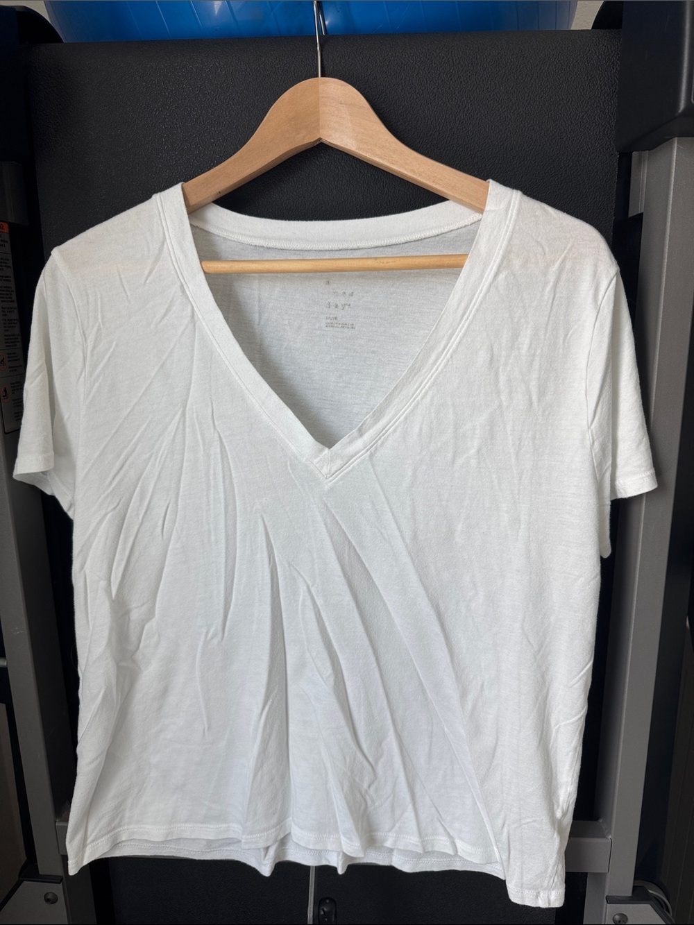 a new day White Crewneck Tee